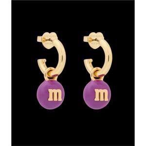 VERY RARE Kate Spade x M&Ms NEW earrings - purple M&M candy huggie earrings